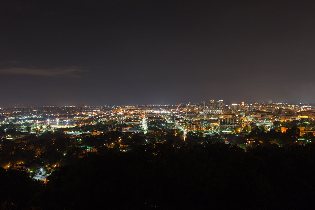 Birmingham at night