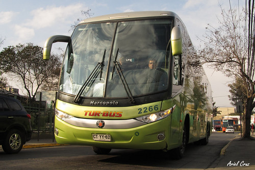 Tur Bus en Santiago | Marcopolo Paradiso 1200 G7 - Mercedes Benz / CTYY62