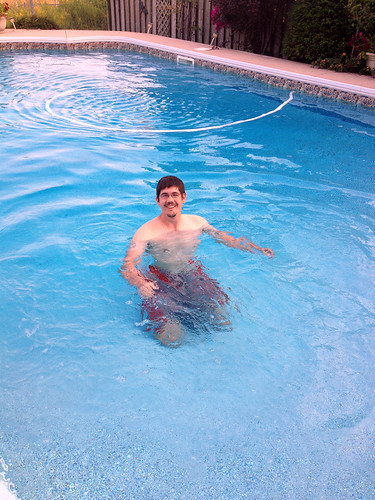 Mike In The Pool