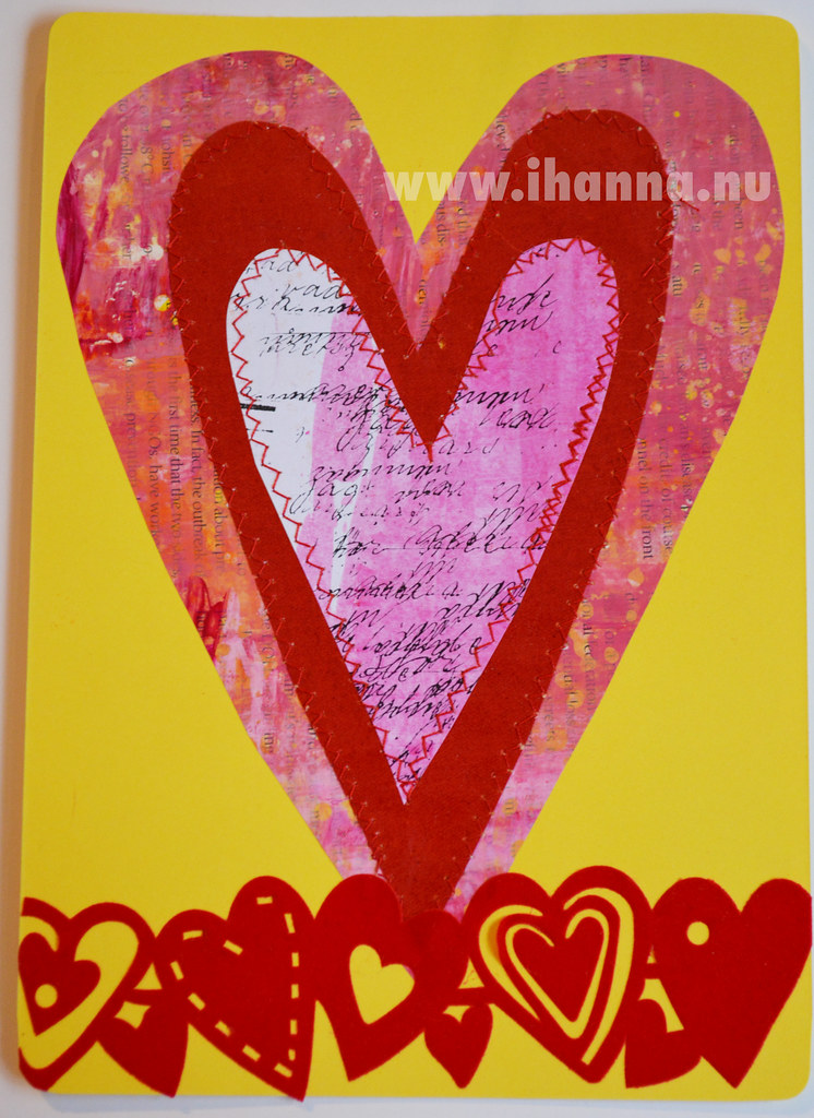 Yellow Valentine Postcard