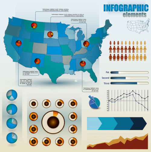 15928-economy-infographics-design-elements-vector-graphic-05