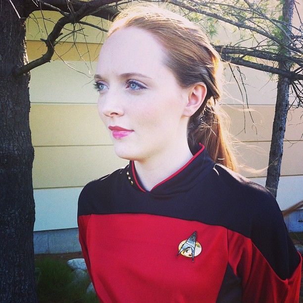 I'm finding photos I forgot to  post - this is from last week at #portcon #startrek #tng