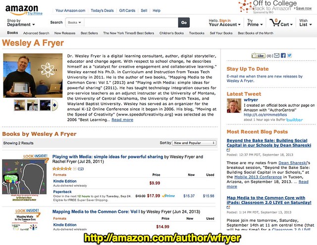 Amazon.com: Wesley A Fryer: Books, Biography, Blog, Audiobooks, Kindle