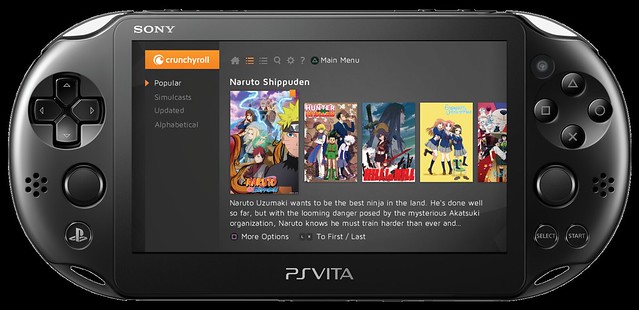 Crunchyroll on PS Vita