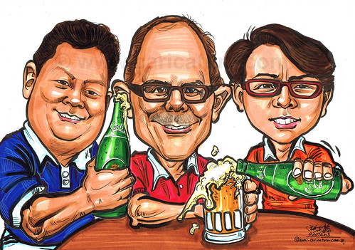 Carlsberg time caricatures for Ecolab