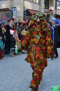 Fastnacht witch or autumn tree