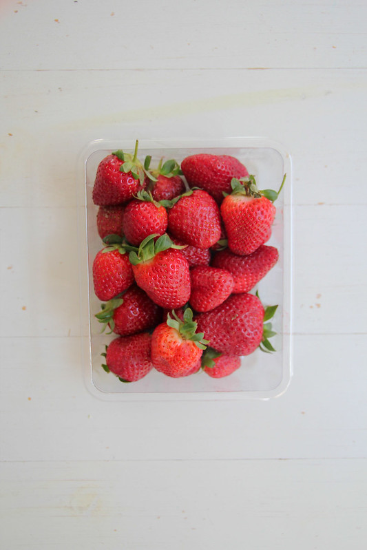 the pinkest strawberries