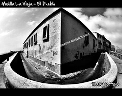 Melilla La Vieja El Pueblo en Blanco y Negro