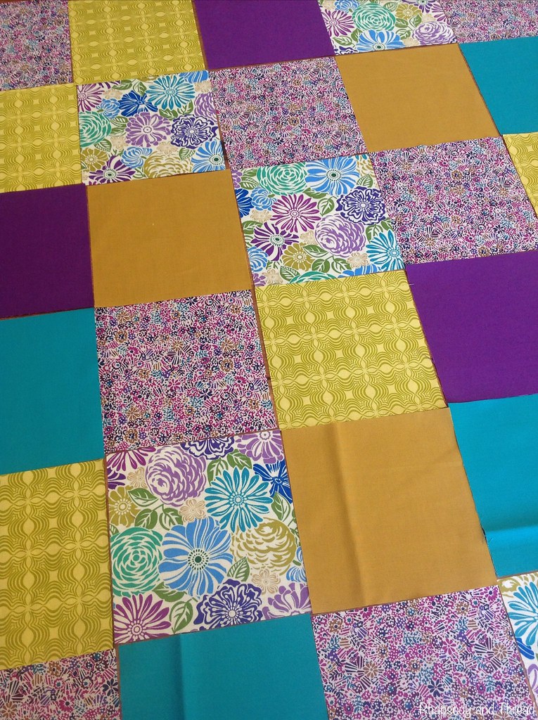 Happy As Clarry Bubba Quilt (in progress) by Rhapsody and Thread