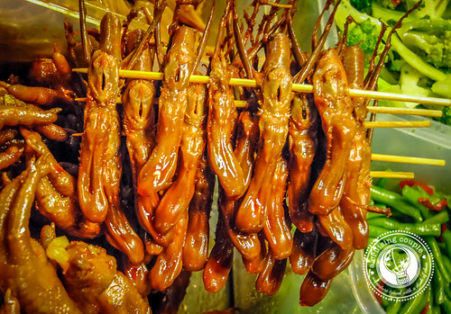 Duck tongues for sale at a Night Market in Taiwan