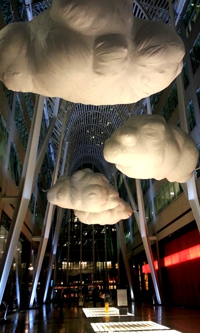 Brookfield Place clouds