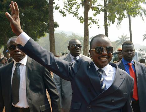Central African Republic interim leader Alexandre-Ferdinand Nguendet. He has vowed to implement a crackdown on violence in the country. by Pan-African News Wire File Photos