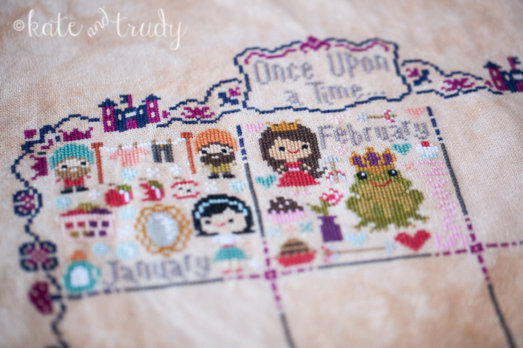 Once Upon a Time Sampler - February | www.kateandtrudy.com