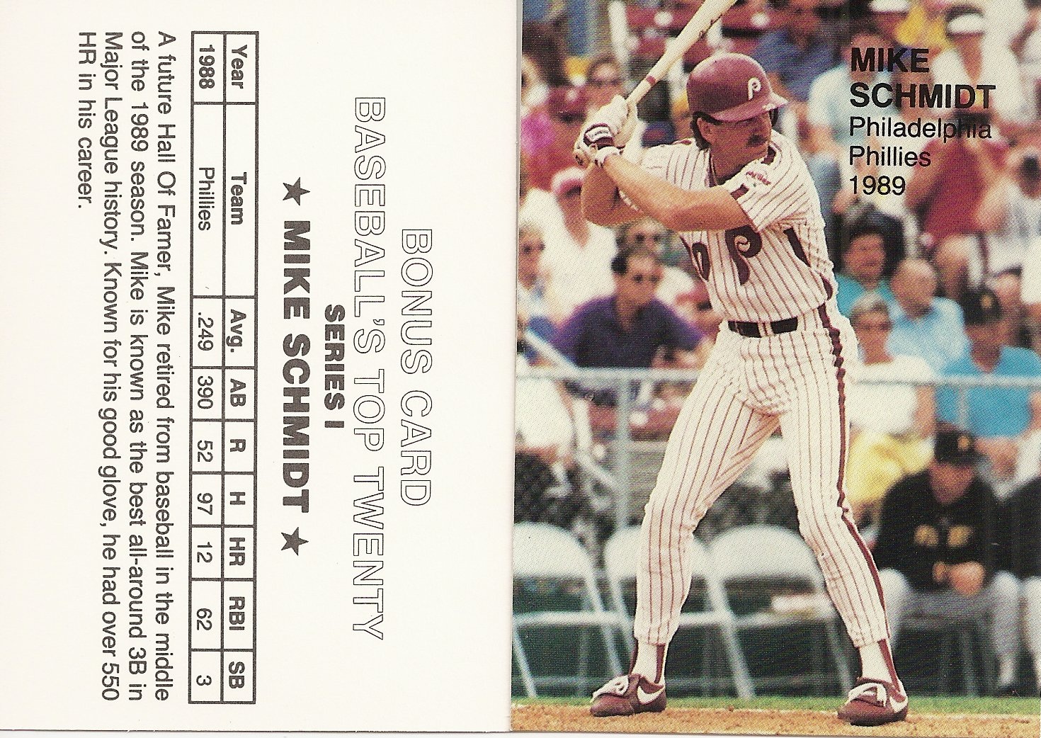 1989 Baseballs Top Twenty Sample