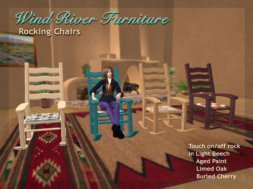New Rocking Chairs by Teal Freenote