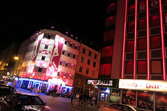 Night Street in Frankfurt