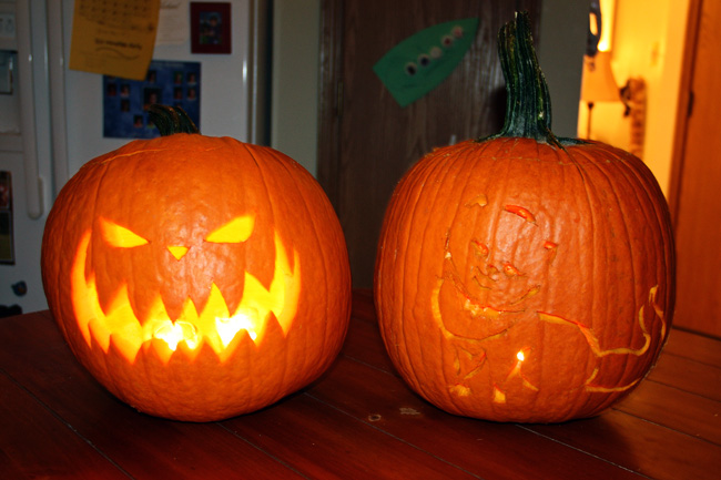 Carved-pumpkins