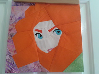 Paper Pieced Merida (from Brave)