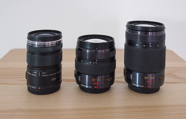 Panasonic and Olympus micro 4/3rds zoom lenses