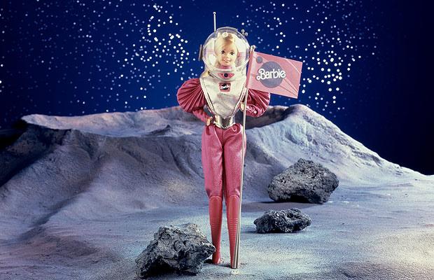 Barbie lands on the moon!