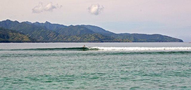 Surfing in Gil Trawangan