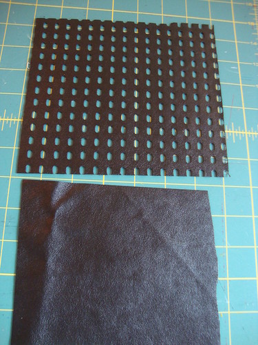 the fabric, right sides up, both from Metro Textiles