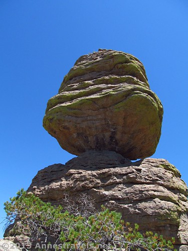 The Big Balanced Rock from behind, Chiricahua National Monument, Arizona