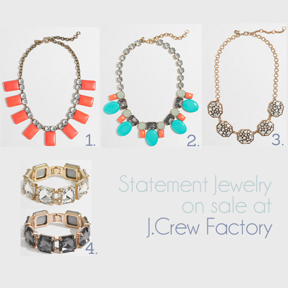 Statement Jewelry on Sale at JCrew Factory