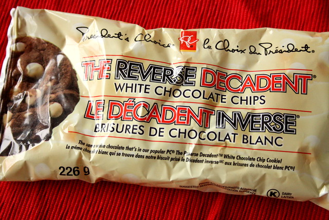 President's Choice The Reverse Decadent White Chocolate Chips