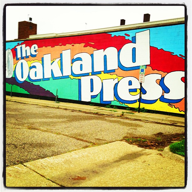 The Oakland Press in burb of #detroit