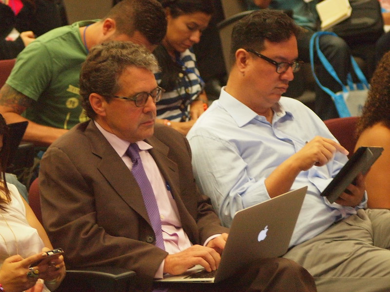 James Breiner y Ricardo Corredor en el auditorio de #PdH2013