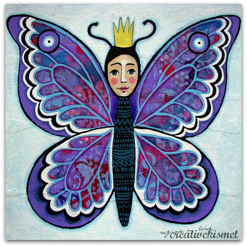 your friend the butterfly, art by Regina Lord