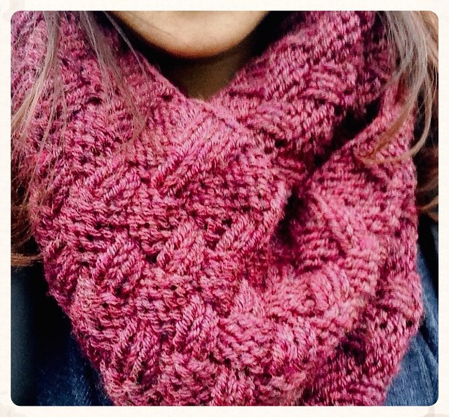 FO Friday: Double Basketweave Cowl