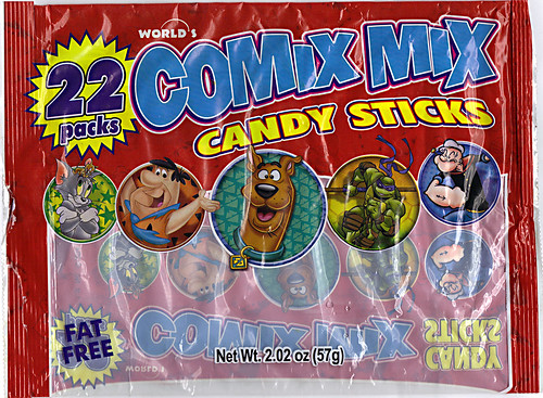 WORLD Confections :: COMIX MIX CANDY STICKS iii / ..bag (( 2008 ))