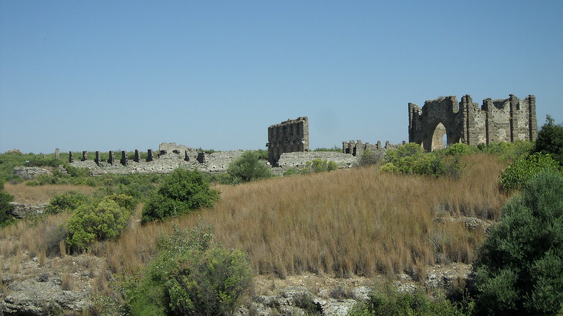 Basílica de Aspendos, en Turquía.