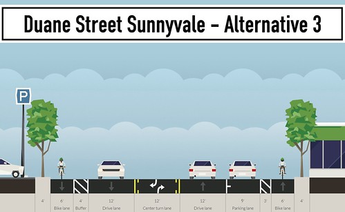 Duane Street street proposals Sunnyvale CA