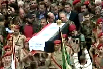 Gen. Jame' Jame' of Syria was martyred in the battle against western-backed rebels. He was buried on October 18, 2013. by Pan-African News Wire File Photos