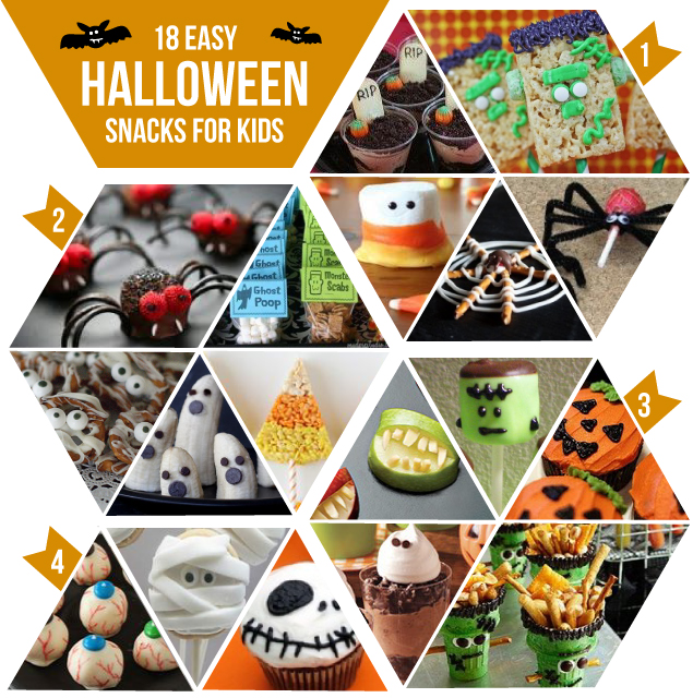 Halloween Snack Ideas for Kids and Parties - KaelahBee.com