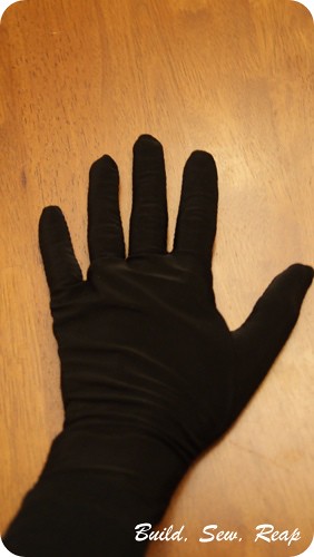 Costume gloves by Julie at Build, Sew, Reap