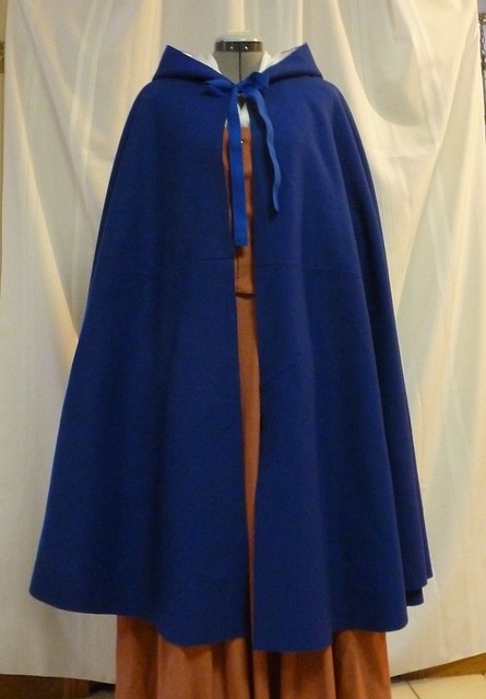 18th century royal blue cloak