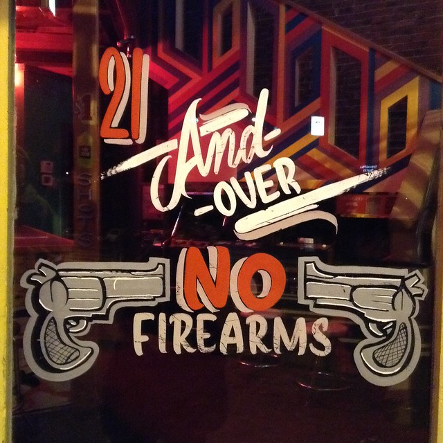 21 and Over : No Firearms
