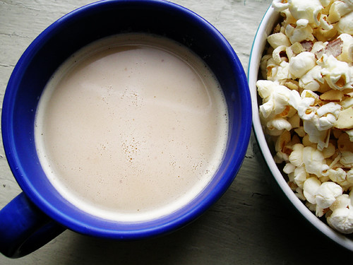 buttered rum and coco almond popcorn