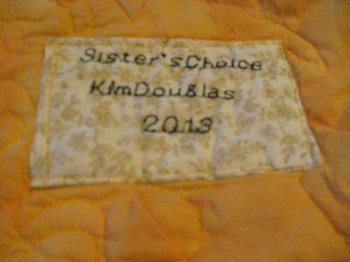 Sister's choice label