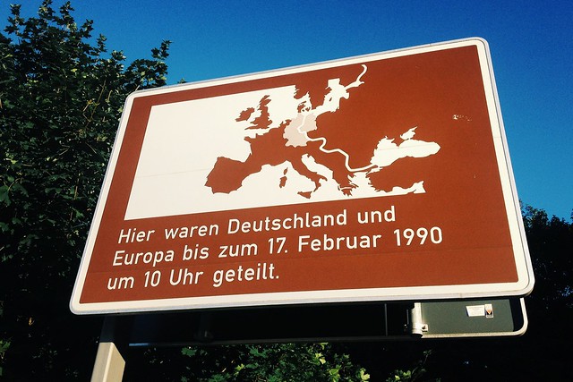 this is what you see when you are entering Berlin from Brandenburg