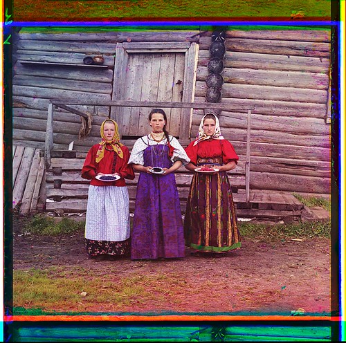 Peasant girls. [Russian Empire] (LOC) by The Library of Congress