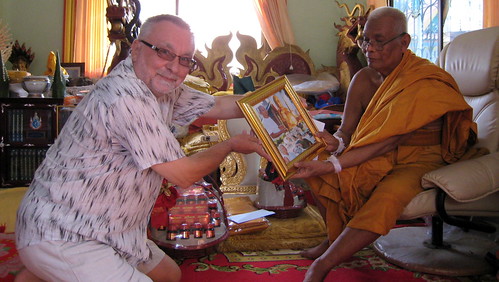 Birthday present for the Abbot by tGenteneeRke along the Mekong river