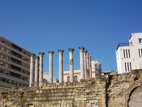 Ruinen als Säulengang: Der römische Tempel in Cordoba