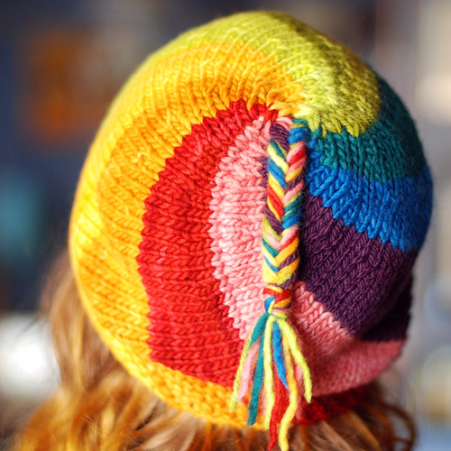 Rainbow Spiral Hat!