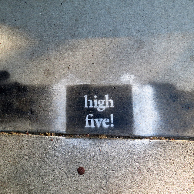 Positive Affirmation Street Art in Venice, Los Angeles, California