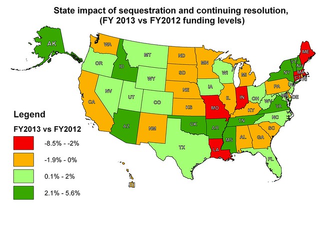 Map ofSequesterandCR2013